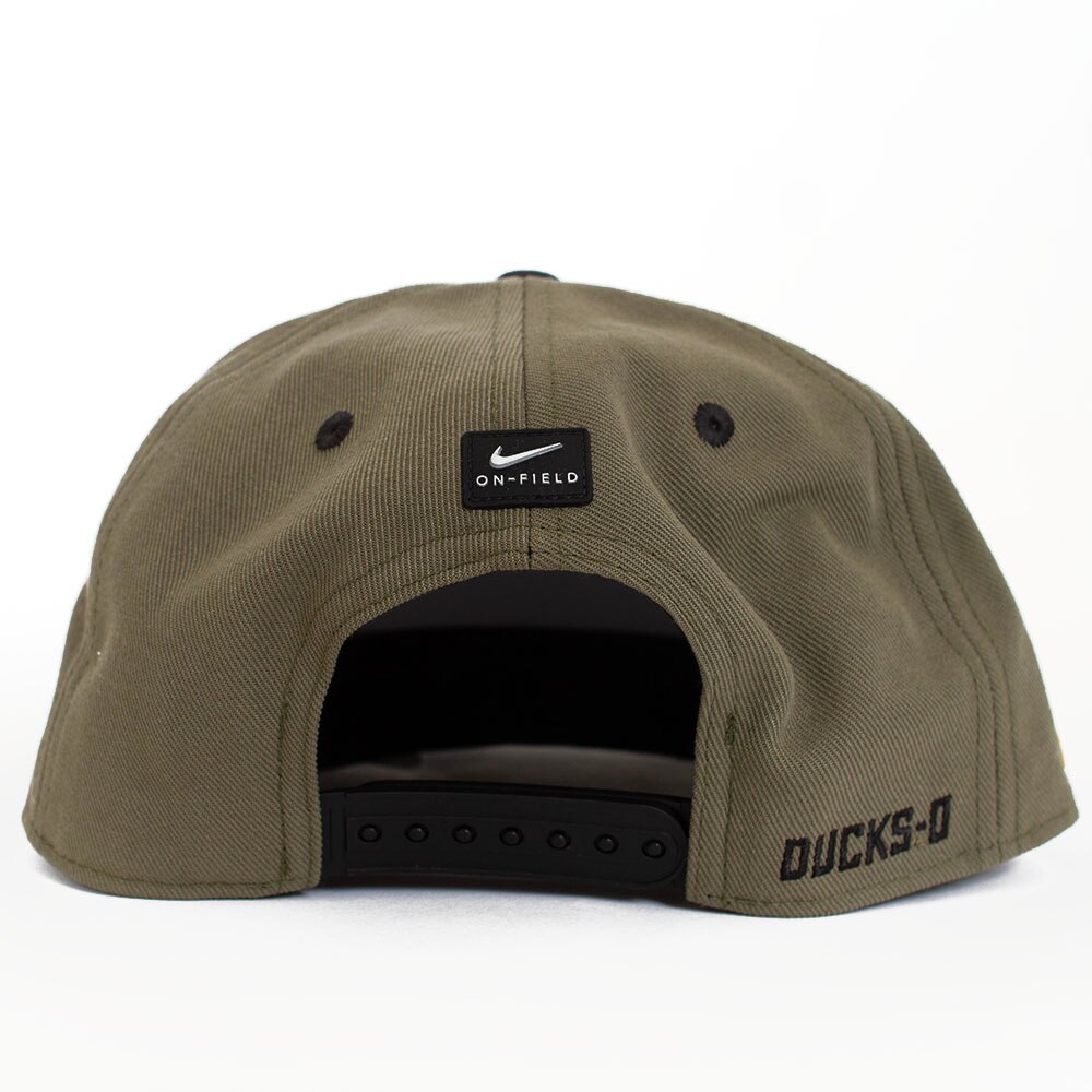 Olive Nike Pro Snapback Structured Military 25 Arched Oregon